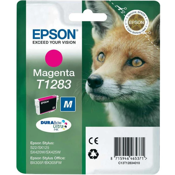 Epson T1283-C13T12834020 Kırmızı Orijinal Kartuş ürün görseli 1