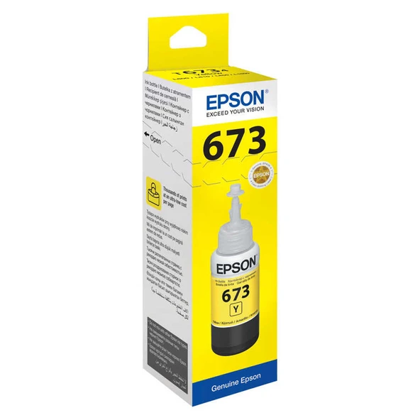 Epson T6734-C13T67344A Sarı Orijinal Mürekkep ürün görseli 1