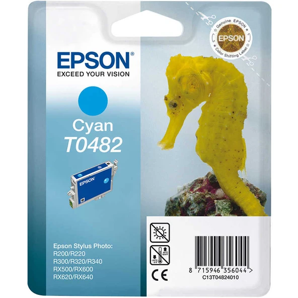 Epson T0482-C13T04824020 Mavi Orijinal Kartuş ürün görseli 1