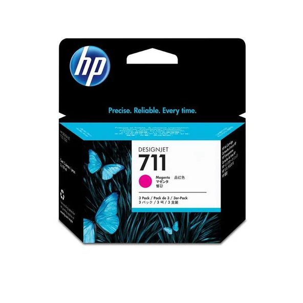 Hp 711-CZ135A Kırmızı Orijinal Kartuş Üçlü Paket ürün görseli 1