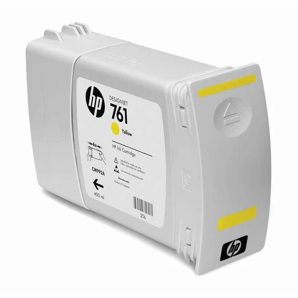 Hp 761-CM992A Sarı Orijinal Kartuş - Resim 2