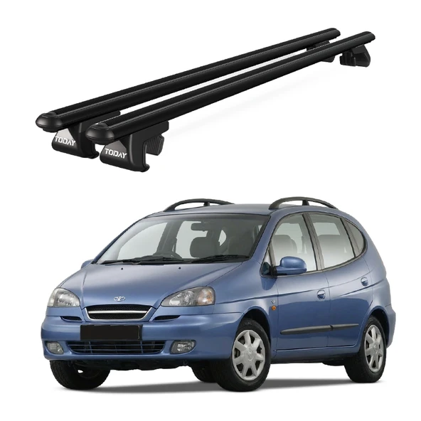 Venüs Daewoo Tacuma (2005-2008) Uyumlu Siyah Ara Atkı Port Bagaj Tavan Barı ürün görseli 1