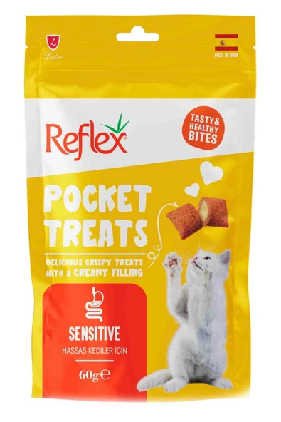 Reflex Pocket Treats Sensitive 60 gr Kedi Ödül Maması ürün görseli 1