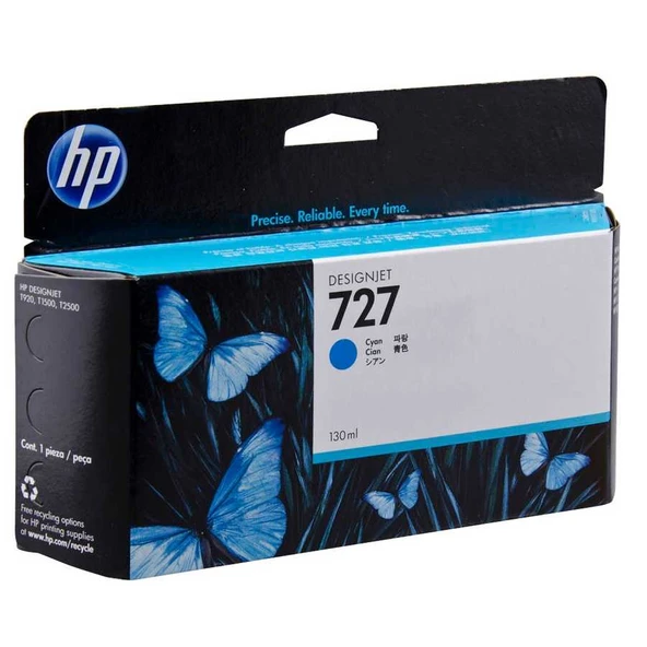 Hp 727-B3P19A Mavi Yüksek Kapasiteli Orijinal Kartuş-2024 ürün görseli 1