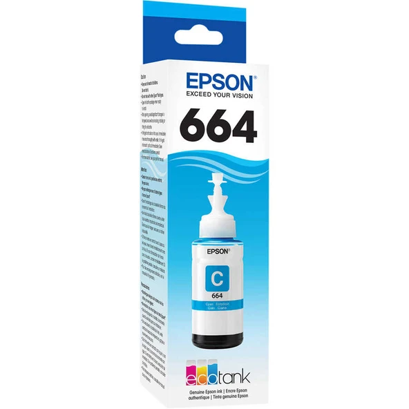 Epson T6642-C13T6642A Mavi Orijinal Mürekkep ürün görseli 1