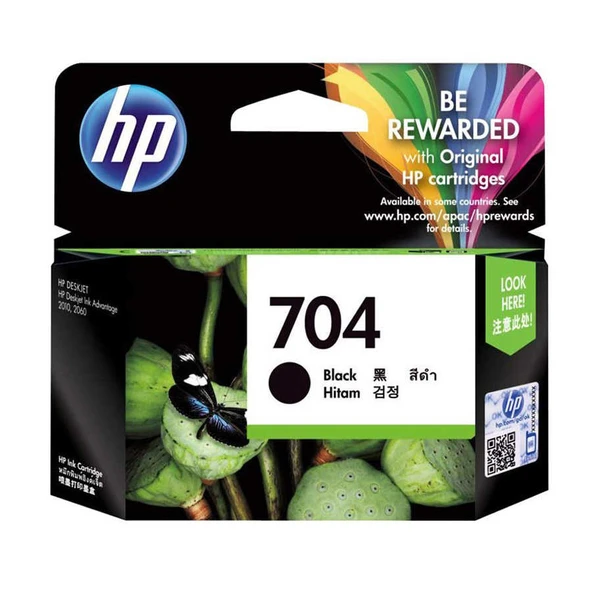 Hp 704-CN692A Siyah Orijinal Kartuş ürün görseli 1