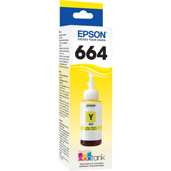 Epson T6644-C13T6644A Sarı Orijinal Mürekkep ürün görseli 1