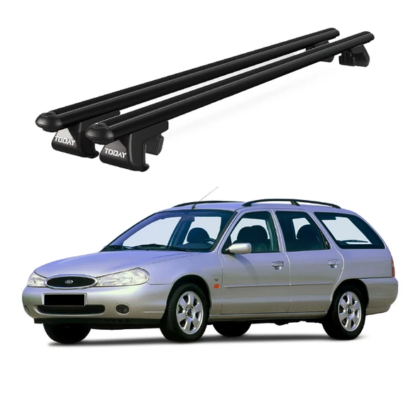 Venüs Ford Mondeo Sw-Mkı-/-Mkıı (1993-2000) Uyumlu Siyah Ara Atkı Port Bagaj Tavan Barı ürün görseli 1