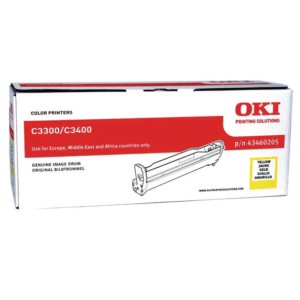 Oki C3300-43460205 Orijinal Sarı Drum Ünitesi ürün görseli 1