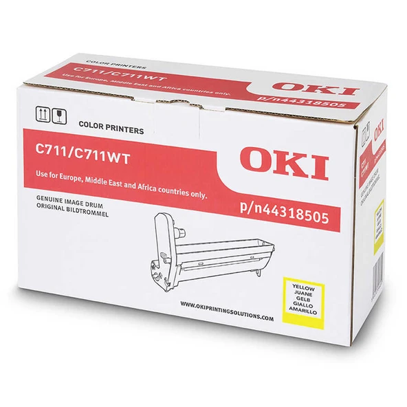 Oki C711-44318505 Orijinal Sarı Drum Ünitesi ürün görseli 1