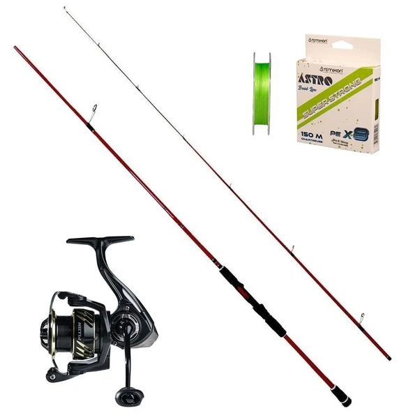 Fujin Sniper 2000 - Okuma Red Spin 212cm 1-12gr LRF Olta Seti ürün görseli 1