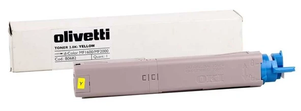 Olivetti D-Color MF-1600 Sarı Orijinal Fotokopi Toner ürün görseli 1