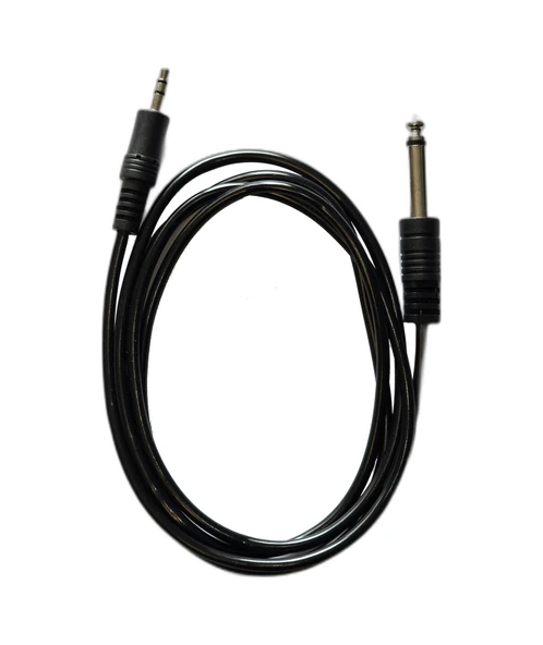 1,5Metra 6.35 Mm To 3.5 Mm Aux Ses Kablosu - 1,5 Metre Gitar Amfi Hoparlör Ve Kulaklık Dönüştürücü Kablo ürün görseli 1