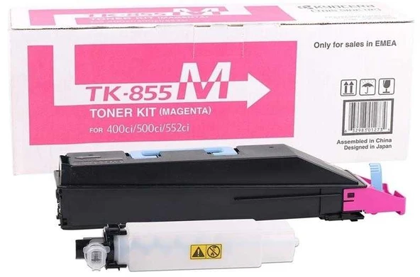 Kyocera TK-855-1T02H7BEU0 Kırmızı Orijinal Fotokopi Toner ürün görseli 1
