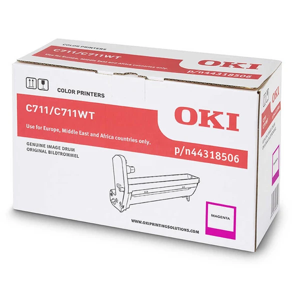 Oki C711-44318506 Kırmızı Orijinal Drum Ünitesi ürün görseli 1