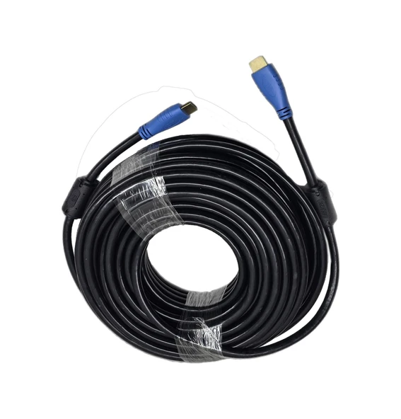4k Hdmı Kablosu 25 Metre Ultra Hd Yüksek Hızlı Filtreli Altın Uçlu Görüntü Ses Aktarım Kablosu ürün görseli 1