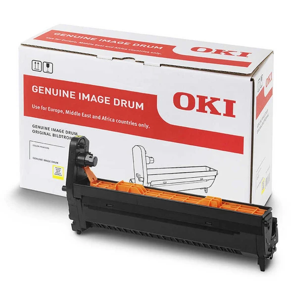Oki C5550-43381721 Orijinal Sarı Drum Ünitesi - Resim 2