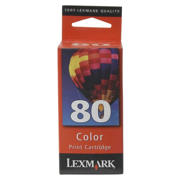 Lexmark 80-12A1980 Renkli Orijinal Kartuş - Resim 2