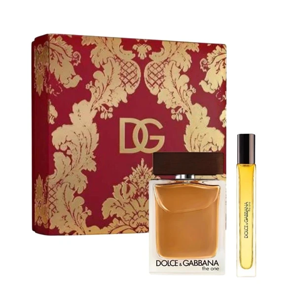 Dolce & Gabbana The One Pour Homme EDT 100 ml + EDT 10 ml Erkek Parfüm Seti ürün görseli 1