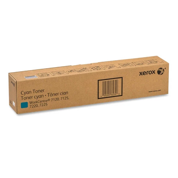 Xerox Workcentre 7120-006R01464 Mavi Orijinal Fotokopi Toner ürün görseli 1