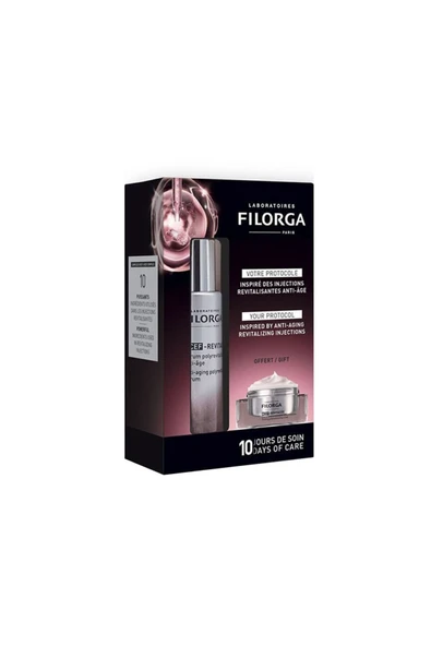FİLORGA NCEF Yaşlanma Karşıtı Canlandırıcı Serum 30 ml + NCEF Sıkılaştırıcı Krem 15 ml Set ürün görseli 1