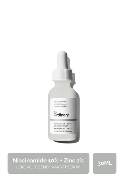THE ORDİNARY Niacinamide 10% + Zinc 1% - Leke ve Gözenek Görünümü Karşıtı Serum 30ml ürün görseli 1