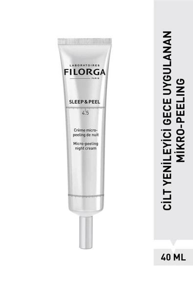 FİLORGA SLEEP & PEEL 4.5 Yaşlanma Karşıtı AHA &BHA İçeren Cilt Yenileyici Gece Kremi ürün görseli 1