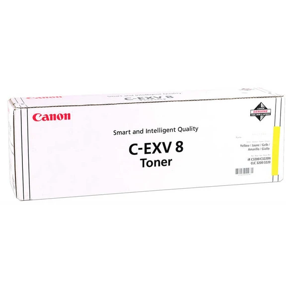 Canon C-EXV-8-7626A002 Sarı Orijinal Fotokopi Toner ürün görseli 1