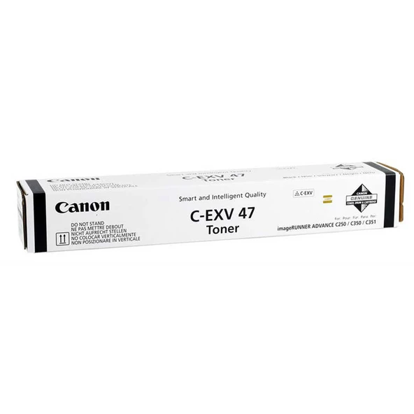 Canon C-EXV-47-8516B002 Siyah Orijinal Fotokopi Toner ürün görseli 1