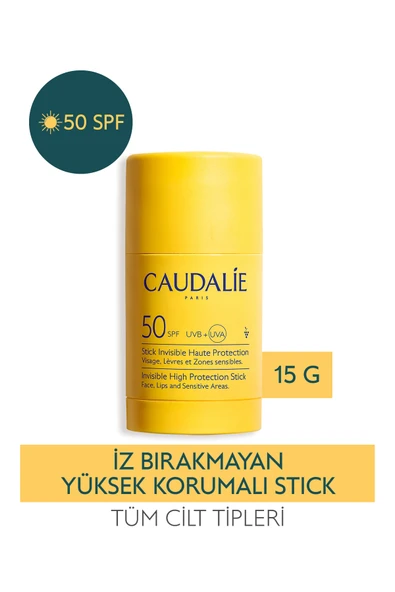 CAUDALİE İz Bırakmayan Yüksek Korumalı Stick Güneş Kremi 15G ürün görseli 1