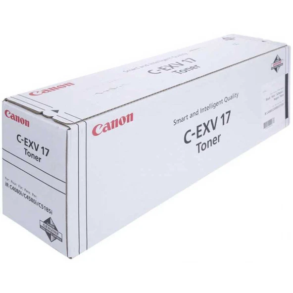 Canon C-EXV-17-0262B002 Siyah Orijinal Fotokopi Toner ürün görseli 1