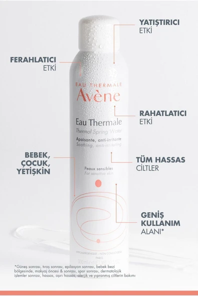 AVENE Eau Thermale 300 ml 2 Adet - Resim 3
