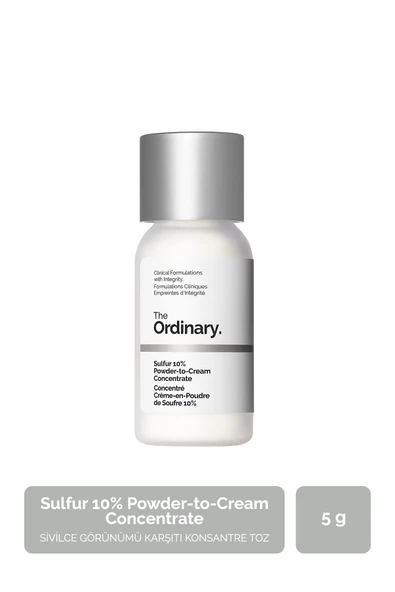 THE ORDİNARY Sulfur 10% Powder-to-Cream Concentrate Görünümü Karşıtı Konsantre Toz Krem ürün görseli 1