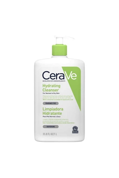 CERAVE Normaln Kuruya Temizleyiciler İçin Nemlendirici Temizleme Losyonu - 1L ürün görseli 1