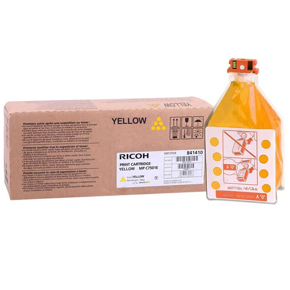 Ricoh Aficio MP-C6501 Sarı Orijinal Fotokopi Toner ürün görseli 1
