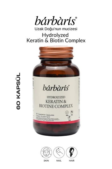 BARBARİS Keratin Biotine Complex 60 Kapsül ürün görseli 1