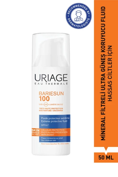 URİAGE BARIESUN SPF50+ Fluide 100 Mineral Filtre İçeren Ultra Koruyucu Güneş Koruyucu Krem 50 ml ürün görseli 1