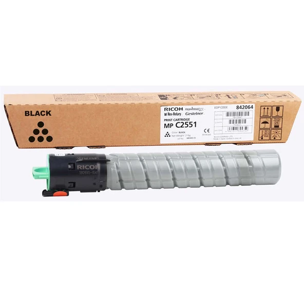 Ricoh Aficio MP-C2051 Siyah Orijinal Fotokopi Toner ürün görseli 1