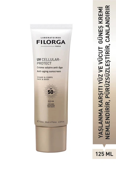 FİLORGA UV CELLULAR PROTECT Yaşlanma Karşıtı Yüz ve Vücut Güneş Kremi 125ml ürün görseli 1