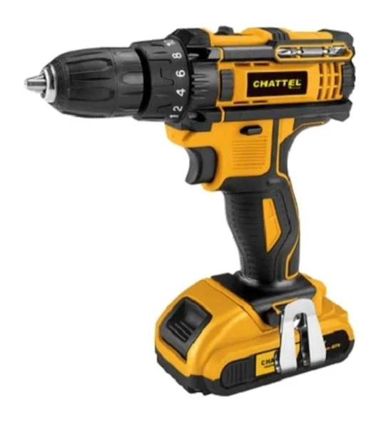 CHATTEL CHT 4418 AKÜLÜ MATKAP 21 V 2 AH ürün görseli 1