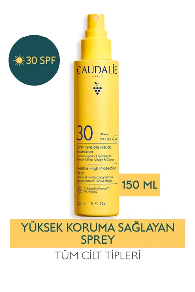 CAUDALİE Yüksek Koruma Sağlayan Güneş Spreyi SPF30 150ml ürün görseli 1