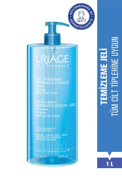 URİAGE HYGIENE Tüm Cilt Tiplerine Uygun Temizleme Jeli 1L ürün görseli 1