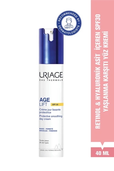 URİAGE AGE LIFT Retinol ve Hyalüronik Asit İçeren Yaşlanma Karşıtı SPF30 Yüz Kremi 40 ml ürün görseli 1