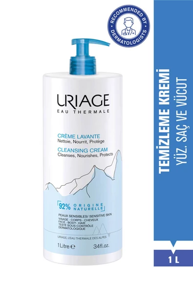 URİAGE HYGIENE Yüz, Vücut ve Saç Temizleme Kremi 1L ürün görseli 1