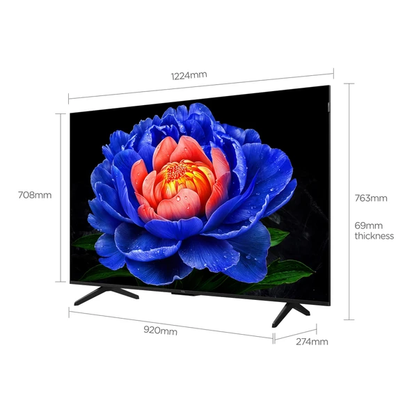 TCL 55T6DGTV 4K UHD QLED 55" GOOGLE TV - Resim 6