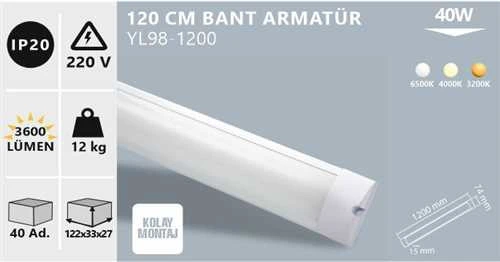 NOAS 40W LED BANT ARMATÜR ürün görseli 1
