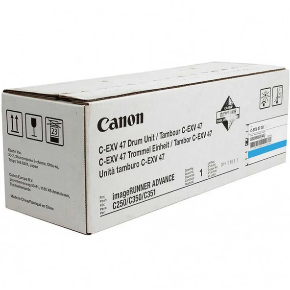 Canon C-EXV-47-8521B002 Mavi Orijinal Fotokopi Drum Ünitesi ürün görseli 1