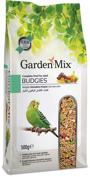 Gardenmix Platin Meyveli Muhabbet Kuş Yemi 500g ürün görseli 1