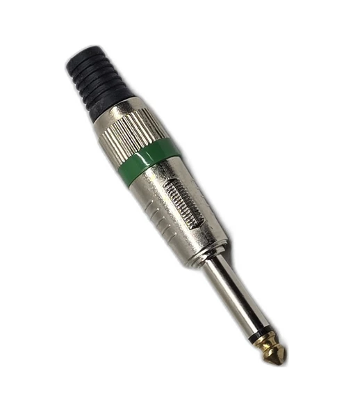 6.35mm Mono Jak Metal Kasa Profesyonel Gitar Amfi Hoparlör Ses Kablosu Tamir Konnektörü ürün görseli 1