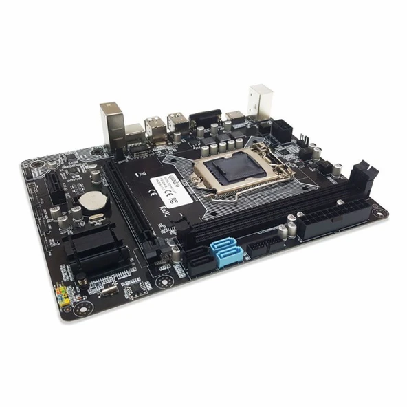 Quadro H81-A2C DDR3 (1600MHz)OC VGA/HDMI PCIe 2.0 1150P mATX Anakart ürün görseli 1